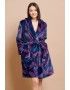 Jeannette 7739, ΅Women's Fleece  Robe  FLORAL